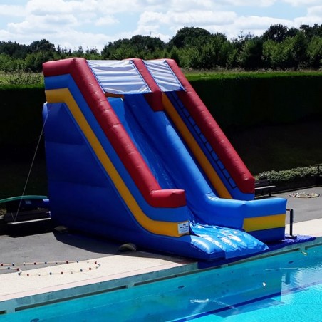 Toboggan de piscine gonflable 247 x 124 x 100 cm