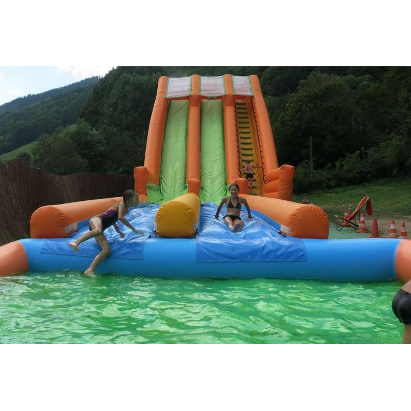 Piste de Glisse pour Toboggans Gonflables Rallonge pour Toboggans