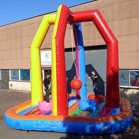 Gros Ballon 2m bleu/rouge, Attractions & Jeux