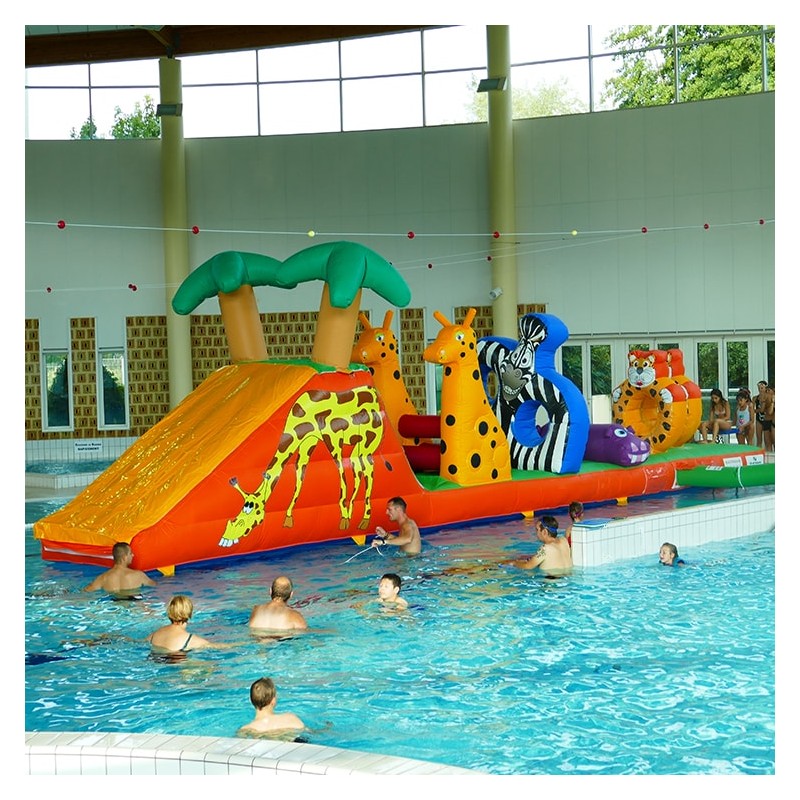 Structure Aquatique Gonflable pour piscine : Parcours jungle