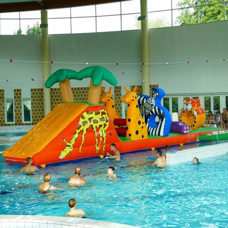 Structure Aquatique Gonflable pour piscine : Parcours jungle