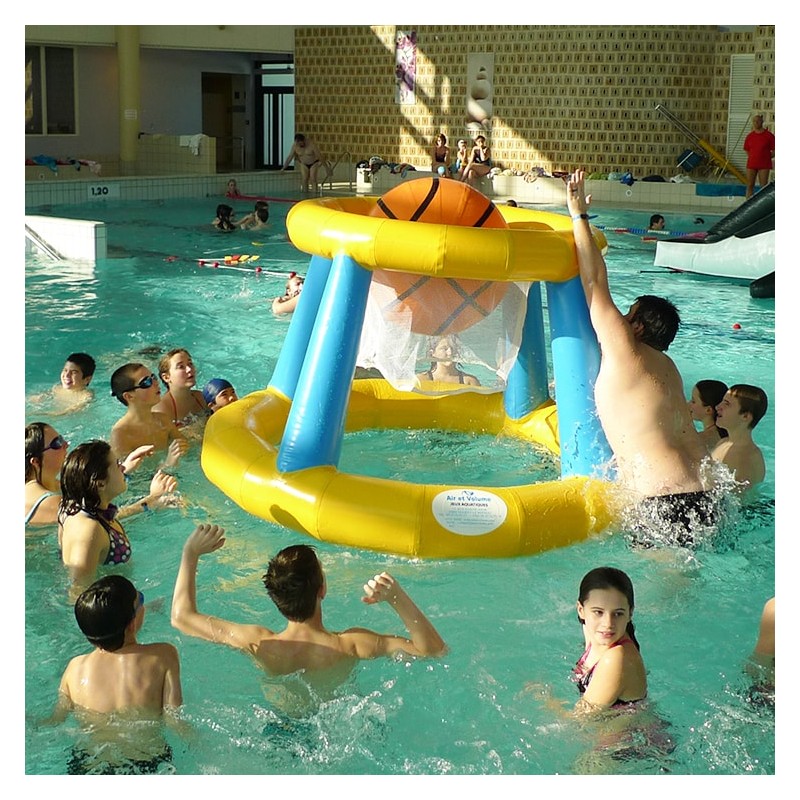 Basketball Aquatique - Panier de basket gonflable pour piscine