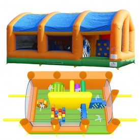 Grand Château Gonflable - Complexe Jungle Géant