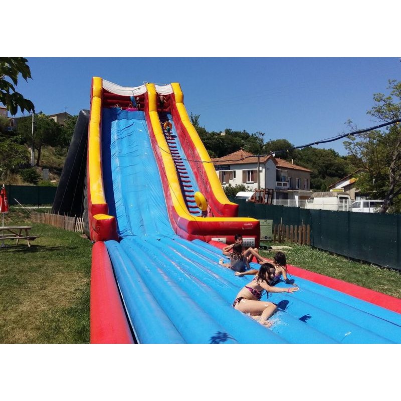 Toboggan Géant Gonflable Toboggan Méga Slide XXL Air et Volume