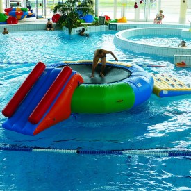 Trampoline with Acces Ramp...