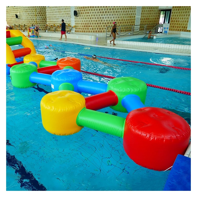 Jeu Gonflable Aquatique pour piscine : Double Molécule