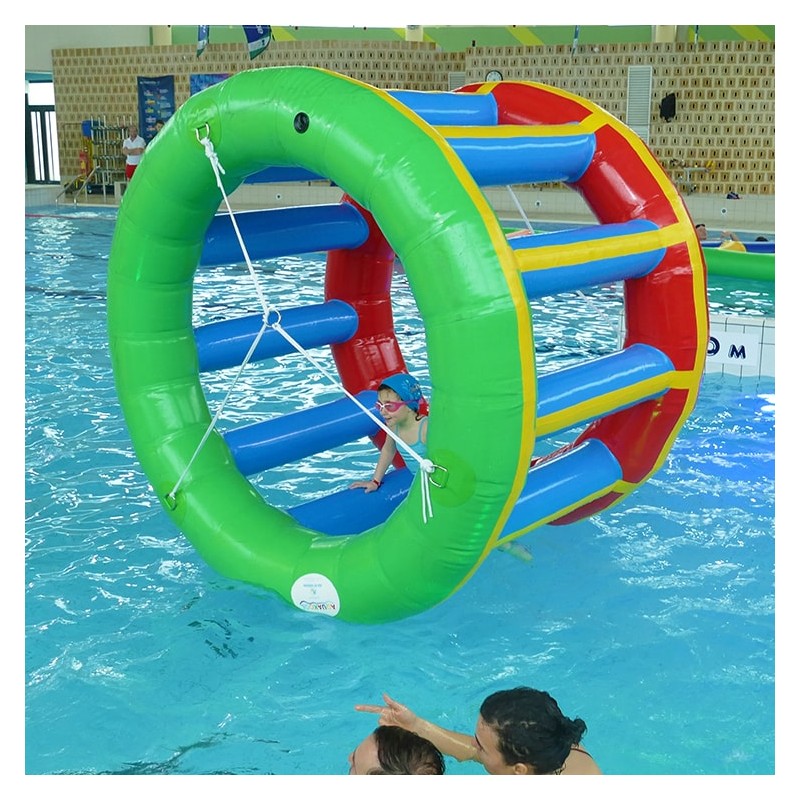 Jeu Gonflable Aquatique pour piscine : Cage Ecureuil Colorée