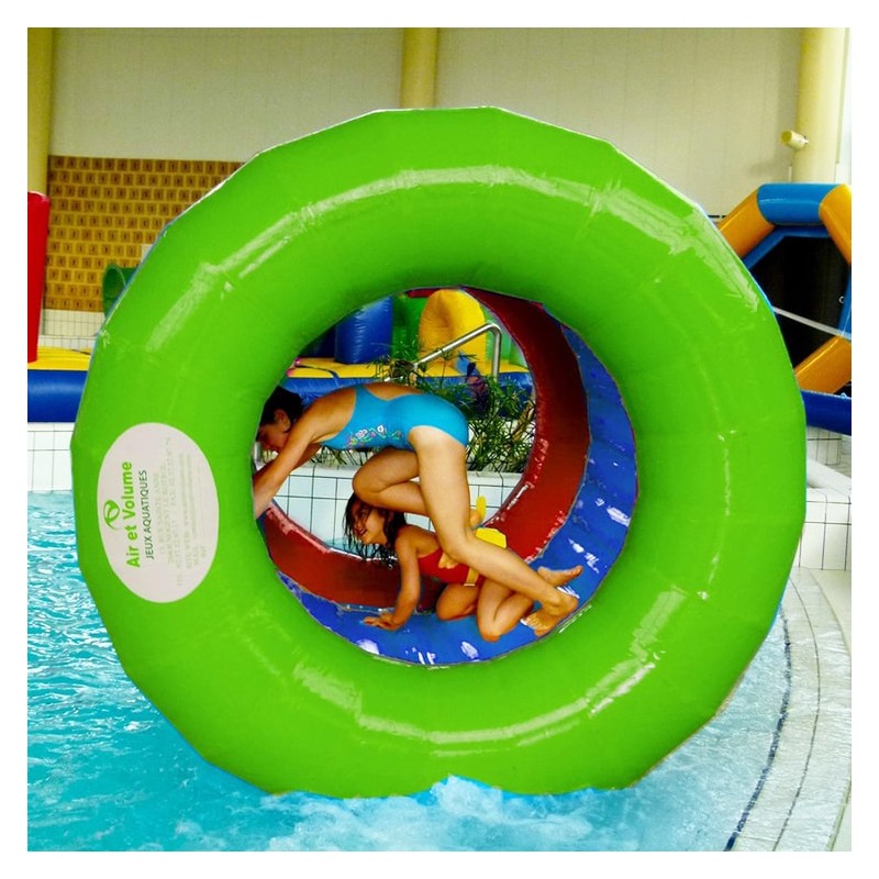 Jeu Aquatique Gonflable pour piscine : Rouleau Coloré