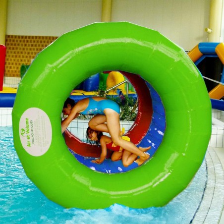 Jeu Aquatique Gonflable pour piscine : Rouleau Coloré