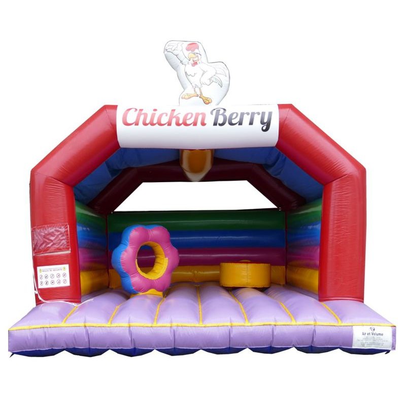 Jeu Gonflable Chicken Berry Château Gonflable Sur Mesure Air et Volume
