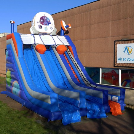 Grand Toboggan Gonflable Espace