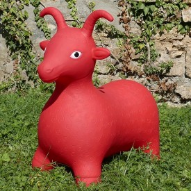 Mouton Gonflable Rouge - Animal Sauteur Rebondissant