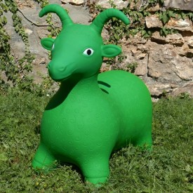 Mouton Gonflable Vert - Animal Sauteur Rebondissant