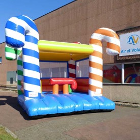 Candy Cane Bouncy Castle