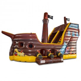 Toboggan Gonflable Bateau Pirate
