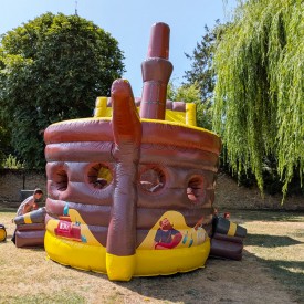 Toboggan Gonflable Bateau Pirate