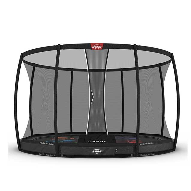 Trampolines semi-enterrés
