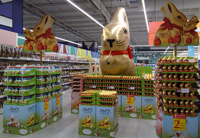 Giant Inflatable Lindt Bunny PLV