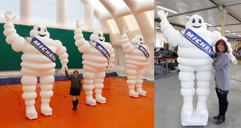 Bibendum Michelin en PLV