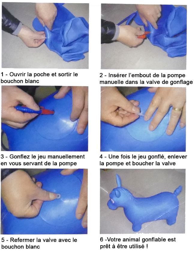 Consignes D Utilisation Des Animaux Sauteurs Gonflables Air Et Volume Consignes D Utilisation Des Animaux Sauteurs Gonflables Air Et Volume