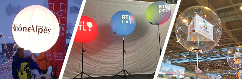Bulles gonflables télescopiques