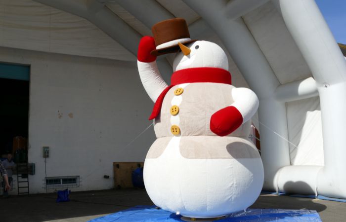 Bonhomme de Neige Gonflable