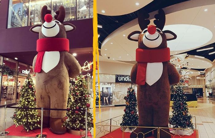 Renne de Noël Gonflable