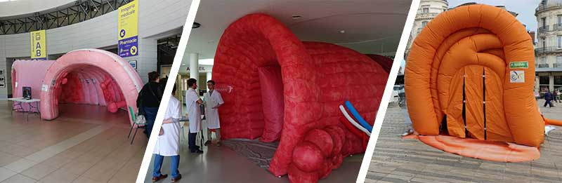 Structures Gonflables pour la Santé