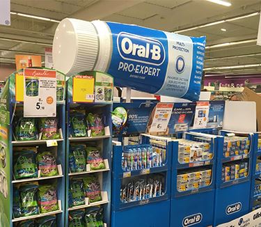 PLV Gonflable - Packaging Dentifrice