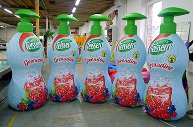 PLV - Bouteilles Gonflables