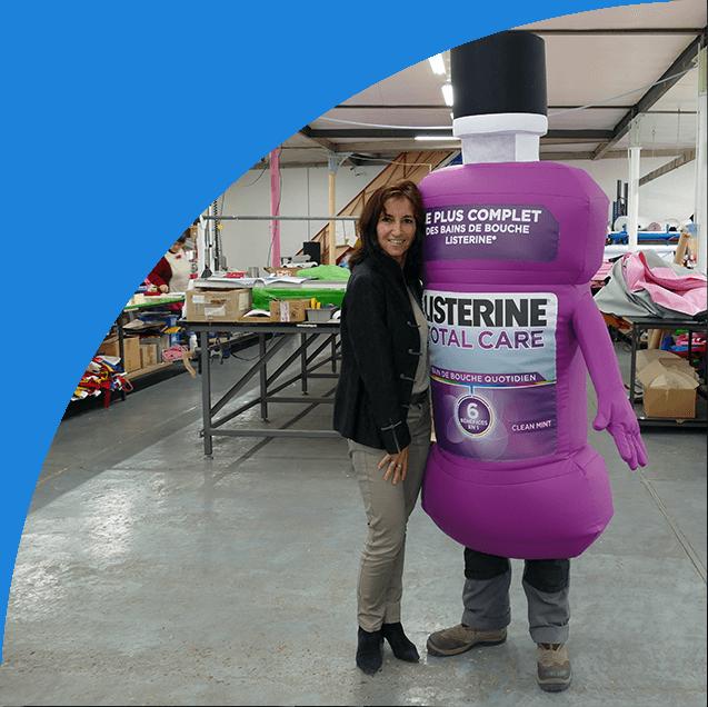 Inflatable Packaging Costumes