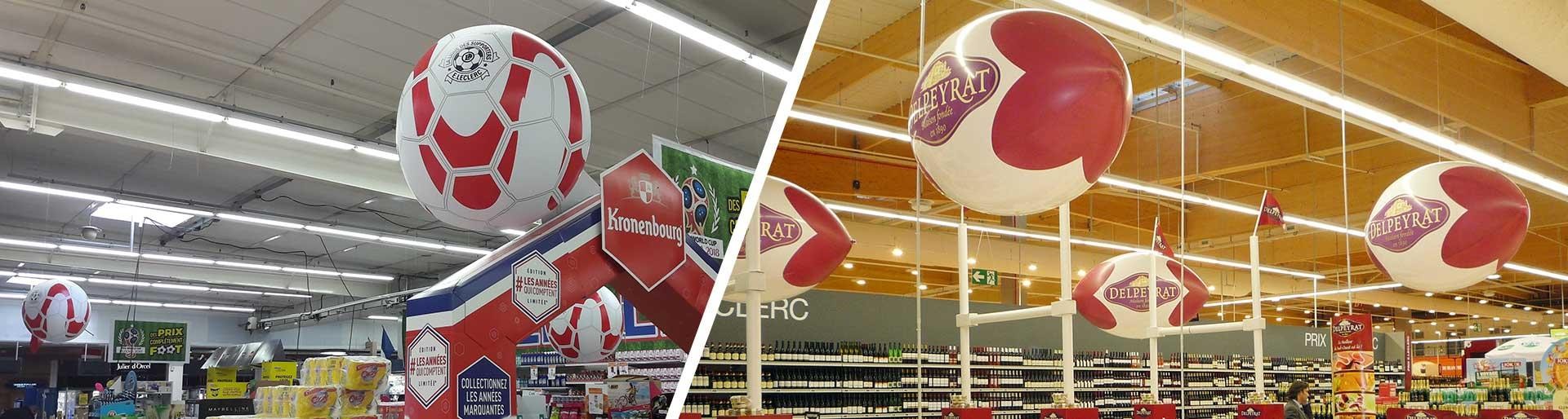 PLV Gonflable de Ballons Publicitaires - Galerie