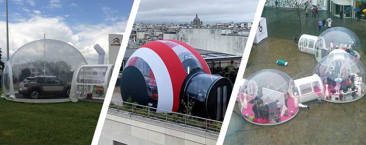 Bulles avec SAS d'entrée/sortie