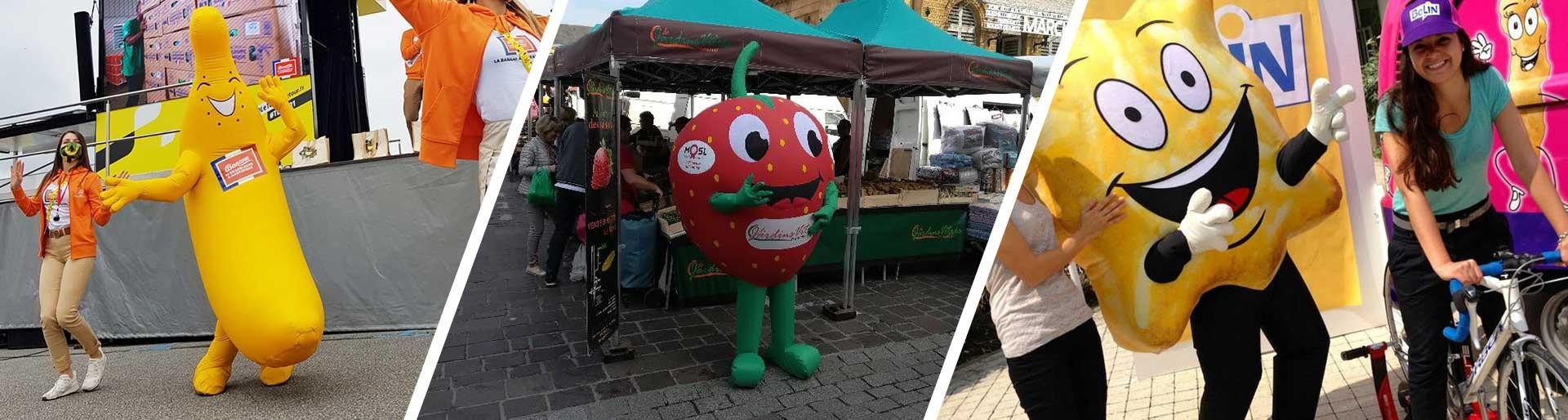 Vos Packagings en Costume Gonflable