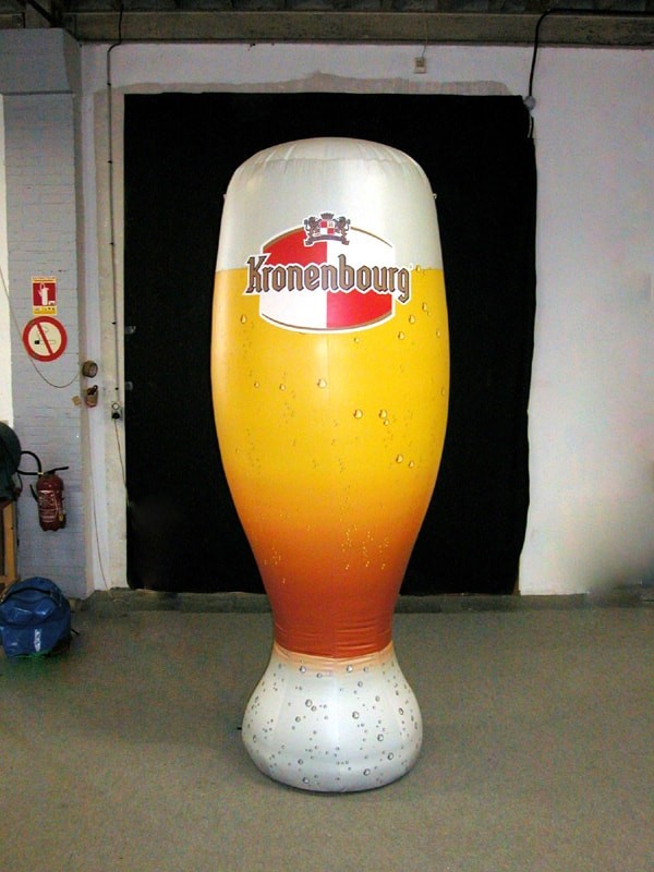 Verre de Bière Kronenbourg géant - PLV Gonflable