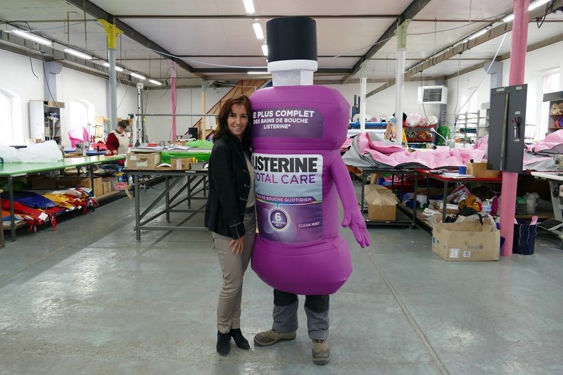 Costume Gonflable de Packaging - Bouteille Listerine
