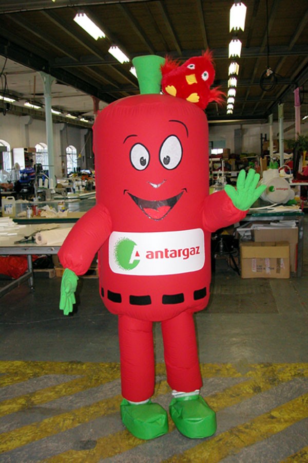 Costume Gonflable de Packaging - Bouteille Antargaz