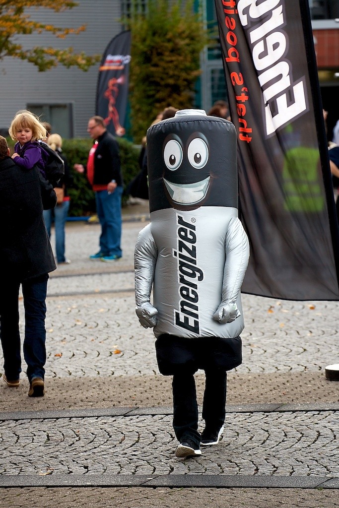 Costume Gonflable de Packaging - Mister Energiser