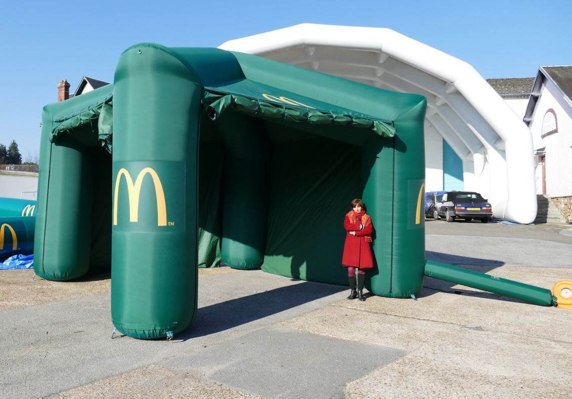 Tente Gonflable Carrée - McDonald's