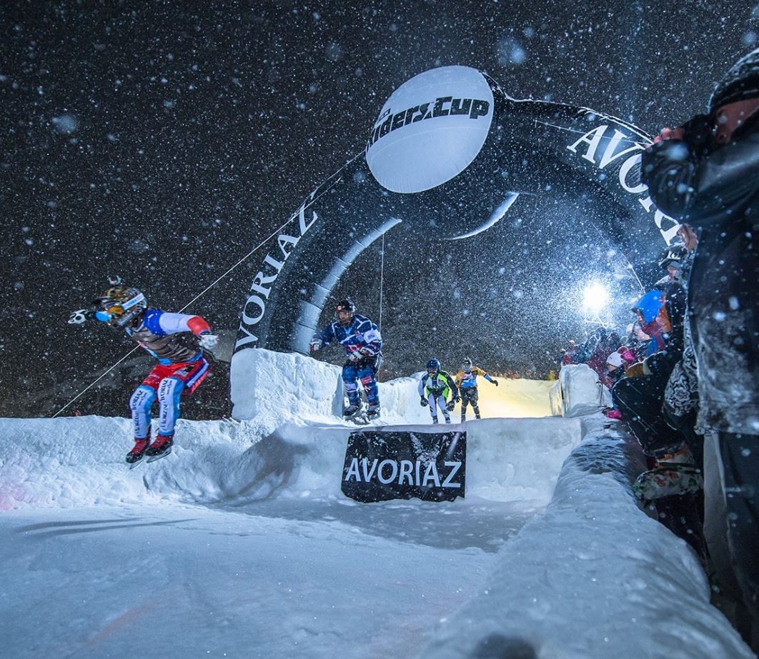 Arche Gonflable - Riders Cup Avoriaz - All Terrain Skate Cross Federation